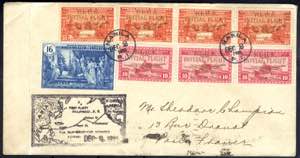 1935, Erstlugbrief (Manila-San Francisco)  ... 