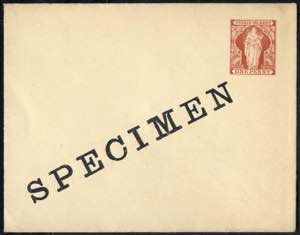 1901, 2 Briefe mit Aufdruck Specimen ... 