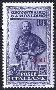 1932, Simi, Garibaldi, 10 val. (S. 17-26 / ... 