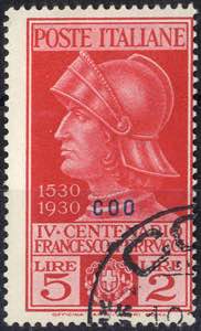 1930, Coo, Ferrucci, 5 val., usati (Sass. ... 