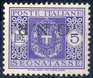 1944, 5 l., violetto, periziato Caffaz, ... 