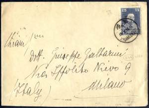 1933, Brief von Shanghai am 18.3. nach ... 