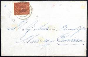 1857, lettera da Pontremoli il 26.4. per ... 