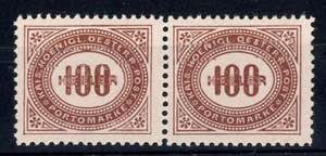 1900, Porto, 100 Heller, postfrisches Paar ... 