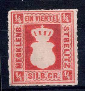 1864, Stierkopf in gekröntem Wappen im ... 