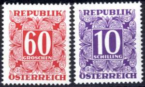 1949/57, Porto, 28 Werte, postfrisch (ANK ... 