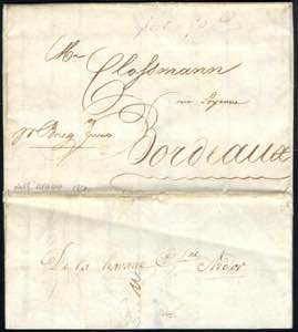 1817, Brief aus Havana am 20.12. nach ... 