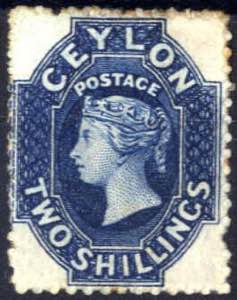 1863/69, Königin Viktoria, 2 Sh dunkelblau, ... 