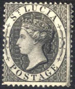 1864, Königin Viktoria, 1 P schwarz, Wz. 2 ... 