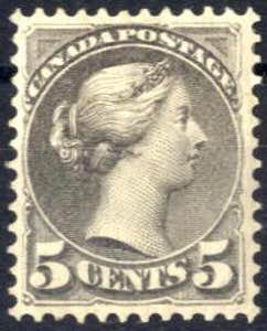 1870/82, Königin Viktoria, 5 C schwarzgrau, ... 