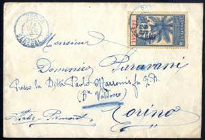 1906, Brief von Podor am 14.12. nach Turin ... 