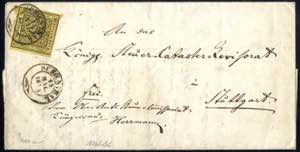 1851, Brief von Schönthal am 15.5. nach ... 