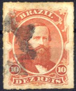 1876/77, Kaiser Pedro II mit dunklem ... 