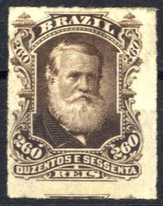 1877/78, Kaiser Pedro II mit weißem ... 