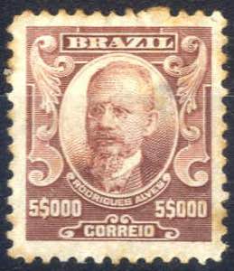 1913/17, Rodrigues Alves, 5000 R braun ... 