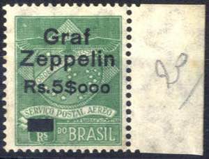 1930, Sindicat mit Aufdruck Graf Zeppelin ... 