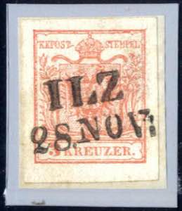 ILZ / 28.NOV., RL-R auf Briefstück mit 3 ... 