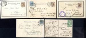 1898-1910, 5 Ansichtskarten und 2 ... 