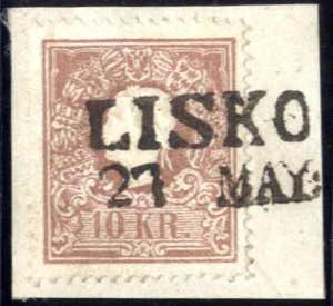 Lisko / 27  MAY:, RL-R auf Briefstück mit ... 