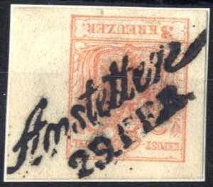Amstetten / 29.FEB, sL-R auf Briefstück mit ... 