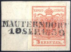 Mauterndorf 19 Sep. 1850 1850, Briefstück ... 