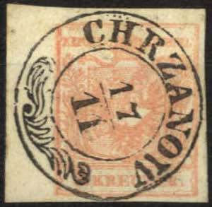 Chrzanow 17.11. 1850, Briefstück mit 3 ... 