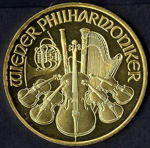 2003, 100 Euro Philharmoniker, 1 UZ. Gold -  ... 