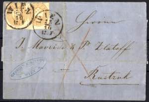 WIEN, 23/10 12.F 1863, INCOMING MAIL, ... 
