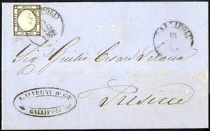 1861, Province Napoletane, 1 Gr. nero ... 