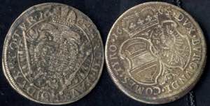 1664, Leopold I., zwei Stück 15 Kreuzer in ... 