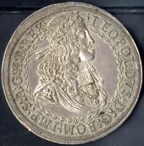 1660, Leopold I., 2 Thaler in Silber der ... 
