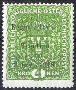 1918, Trentino - Alto Adige, 4 Kronen ... 