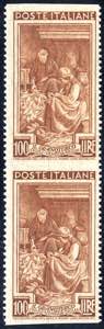 1950, Italia al Lavoro, 100 L. bruno rosso, ... 