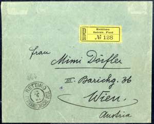 1904, 50 Cent. auf 50 Heller (ANK Nr. 4A) ... 