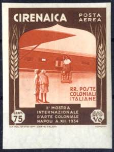1934, Mostra dArte Aerea 75 c non ... 