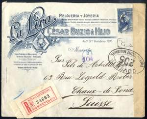 Uruguay 1900/56, 9 Belege, meist Briefe ... 