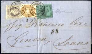 1868, Einzigartiger Brief aus Kustendje, der ... 