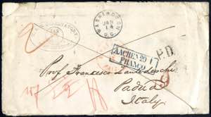 1867, prepaid 2nd weight envelope dated ... 