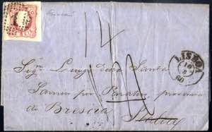 1860, Brief vom 10.8.1860 von Lissabon über ... 
