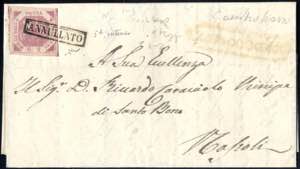 1858, lettera del 26.2.1858 da Campobasso a ... 