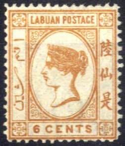 1879, Königin Viktoria, 6 C orangebraun, ... 