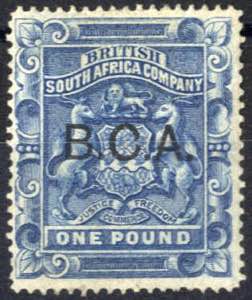 1891/95, Br. Südafrikagesellschaft mit ... 