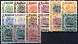 1908/22, Pfahlbauten, überkomplette Serie ... 