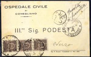 1944, cartolina da Conegliano il 25.4 per ... 