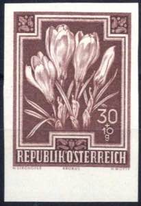 1948, Heimische Blumen Krokus 30+10 Gr., ... 