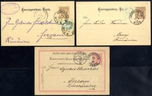 1884/96, drei Österreichische ... 