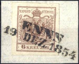 ENNS 19. DEZ.1854, RL-Ry (Müller 60 ... 
