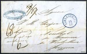 1852, kompletter Brief vom 11.12.1853 von ... 