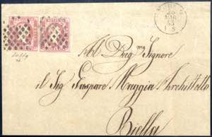1853, soprascritta di lettera da Torino il ... 
