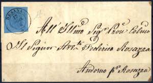 1856, lettera da Desana (Punti 4) il 17.8 ... 